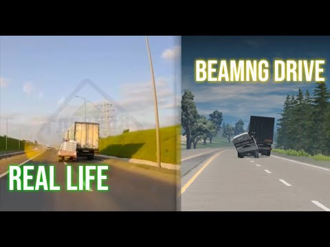 Видео: Авария на реальных событиях в BeamNG.Drive #5