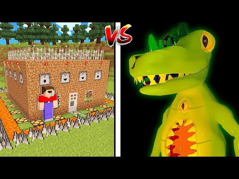 Видео: МИСТЕР КРОКОДИЛ ПРОТИВ САМЫЙ ЗАЩИЩЕННЫЙ ДОМ В МАЙНКРАФТ | 2 НУБА И ДЕВУШКА ПРО В MINECRAFT