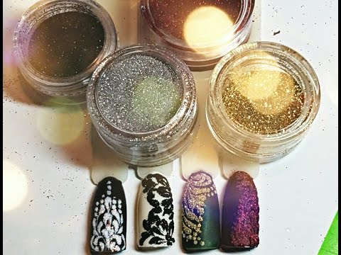 Видео: ВЕНЗЕЛЯ+ГЛИТТЕР.ДИЗАЙНЫ НОГТЕЙ.GLITTER.NAIL ART