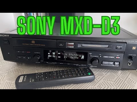 Видео: 68. Sony MXD-D3 - Обзор проигрывателя дисков / мини-дисков / CD/MD дека
