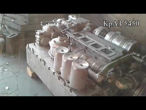 Видео: Танковый двигатель 5ТДФ в КрАЗ 5450