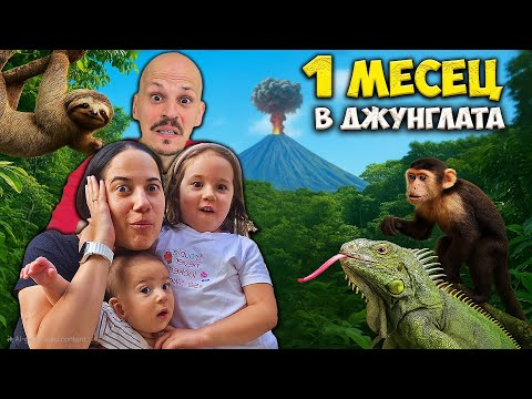Видео: Живеем 1 МЕСЕЦ в ДЖУНГЛАТА