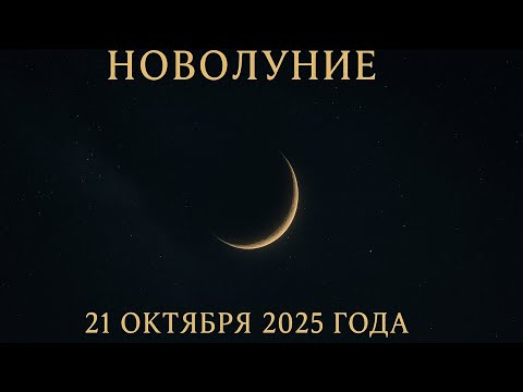 Видео: ТАРО ПРОГНОЗ НА НОВОЛУНИЕ 21 ОКТЯБРЯ 2025 ГОДА 🌒🌑🌙