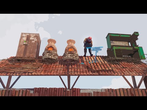 Видео: Построил невидимый дом на воротах в Rust/Раст