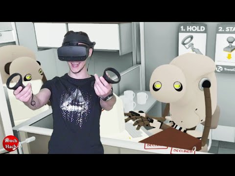 Видео: ВЕСЕЛЫЙ ДЕНЬ В ОФИСЕ!) - Прохождение Budget Cuts VR №1