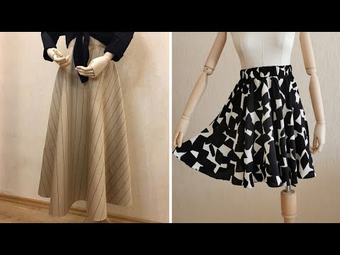 Видео: 🔥 Сшить 2 разные расклешенные юбки | 100% стильный и прибыльный бизнес 💥