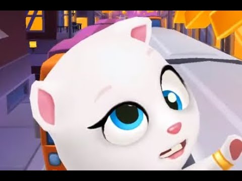 Видео: Том Бег За Золотом #16 Talking Tom Gold Run #16 СТРОИМ НЕОНОВЫЙ ДОМИК ДЛЯ АНЖЕЛЫ