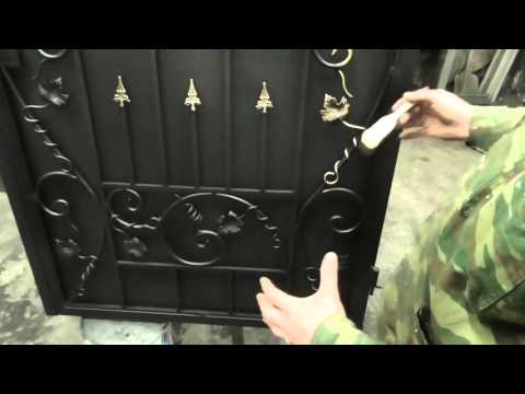 Видео: 42 Патина на листьях и покраска калитки, ХОЛОДНАЯ КОВКА  БЕЗ СТАНКОВ И НАГРЕВА. АнтиковкА 9