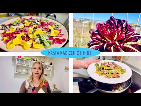 Видео: Паста с радикио и орехи (radicchio e noci)