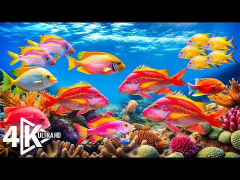 Видео: Погружение в глубины Красного моря 4K — потрясающие коралловые рифы, разноцветные рыбы