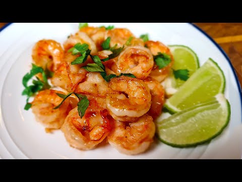 Видео: Жареные креветки в медово чесночном соусе