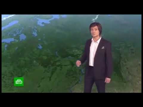 Видео: Прохор Шаляпин - новый ведущий прогноза погоды на НТВ.