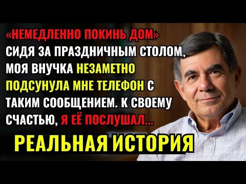 Видео: Моя внучка НЕЗАМЕТНО подсунула мне телефон с сообщением СРОЧНО ПОКИНЬ ДОМ. Она знала что ЗАДУМАЛ мой
