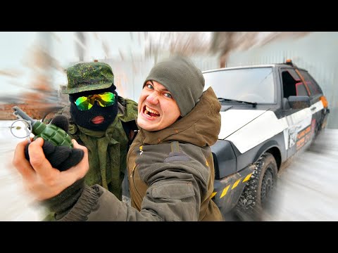 Видео: Битва за реактивную восьмерку! Бой с Подрывником!