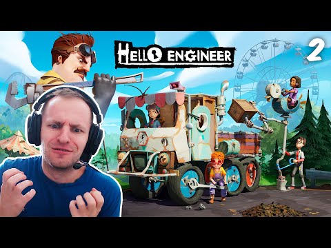 Видео: Привет Инженер! У меня уже горит🔥😡 от нового Привет Соседа про крафт машин – Hello Engineer [2]