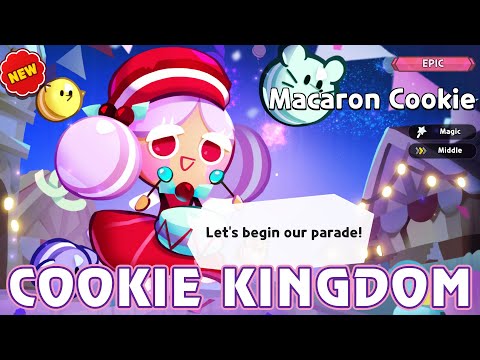 Видео: Печенька Макарон, новые костюмы - игра Cookie Run: Kingdom