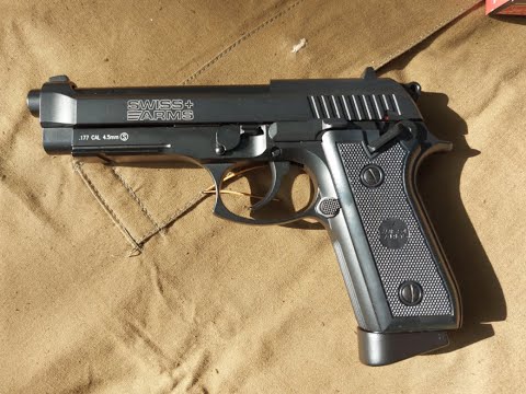 Видео: Пневматический пистолет Swiss Arms P92: Часть 1. Первые впечатления.
