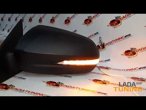 Видео: Замена поворотника и Накладки на Зеркале Весты