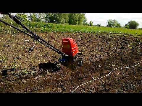 Видео: ЭЛЕКТРОКУЛЬТИВАТОР  на колесах и плоскорезом