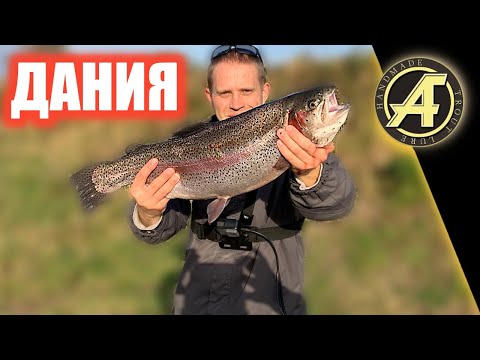 Видео: Форель! Рыбалка в Дании, блесна которую сделал три года назад и резина от друга .