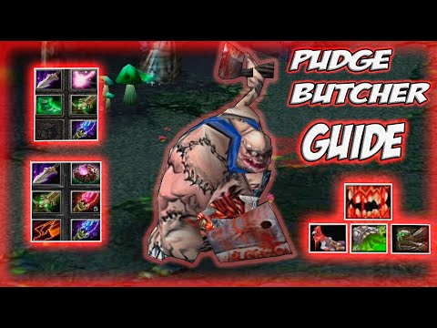 Видео: Pudge | Butcher Guide | Хукаем крипчиков и каталашки! Секреты жирности)