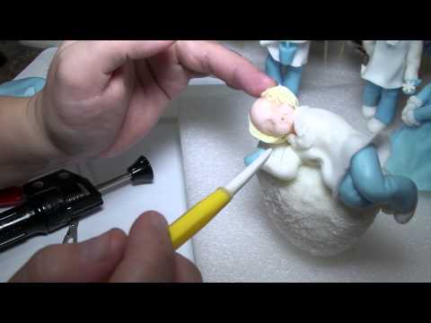 Видео: Зимний свадебный торт, part 2(wedding cake)
