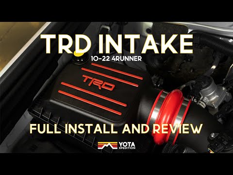 Видео: Полная установка и обзор впускного коллектора TRD — Toyota 4Runner 2010–2022 гг.
