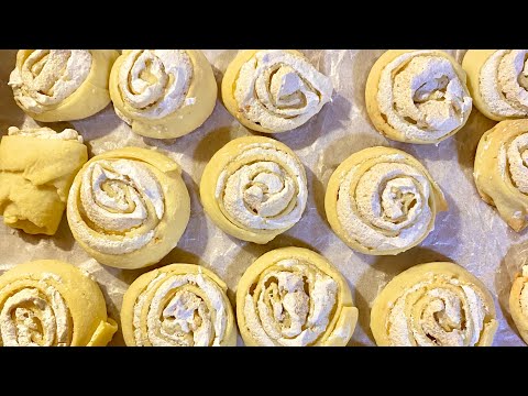 Видео: ТВОРОЖНЫЕ розочки НАСТОЯЩИЕ! быстрый и простой РЕЦЕПТ