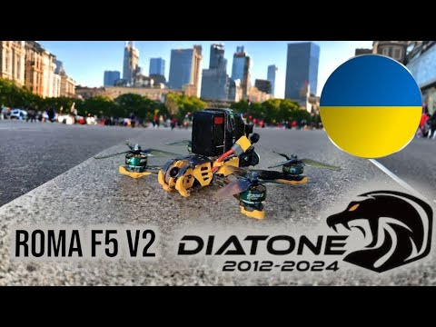 Видео: Diatone Roma f5 v2 - огляд, налаштування Walksnail та Betafpv elrs RX