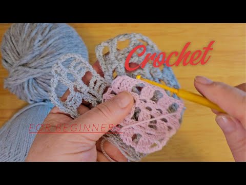 Видео: Удивительно простой узор по схеме крючком для начинающих