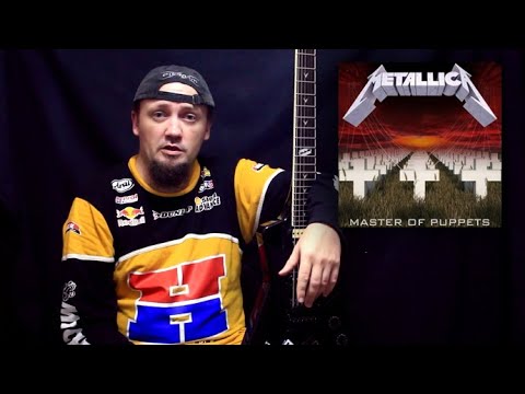 Видео: Разбор всего трека Master of Puppets - Metalliсa. Все гитарные партии.