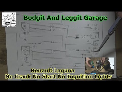 Видео: Renault Laguna: нет стартера, нет зажигания, нет зажигания, Bodgit And Leggit Garage