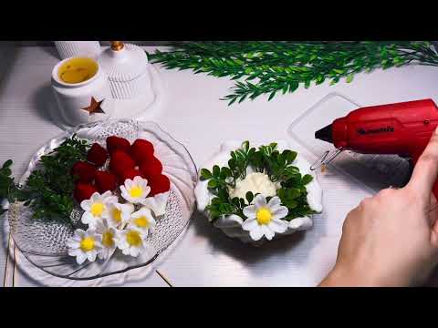 Видео: Сборка букета из мыльных ромашек и клубники от Emerald molds. ￼￼ мыловарение для начинающих