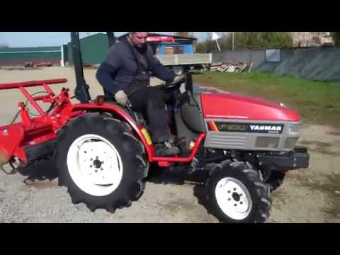 Видео: YANMAR F230D ЯПОНСКИЙ МИНИТРАКТОР