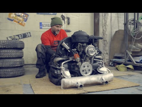 Видео: Как работает оппозитный двигатель с воздушным охлаждением на жуке?