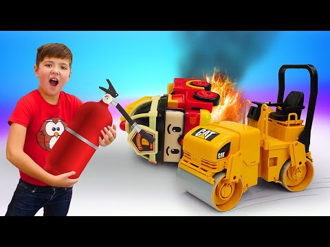 Видео: Классные игры для мальчиков. Машины помощники выручают робокары! Новое видео мальчикам.