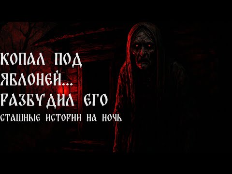 Видео: Я копал под яблоней… и разбудил его! Страшные Истории На Ночь