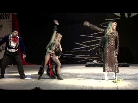 Видео: Ольга Сумская в спектакле Мастер и Маргарита Московского независимого театра 1993 год