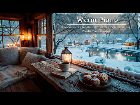 Видео: Теплый фортепианный джаз для снежного дня | Спокойный зимний релакс