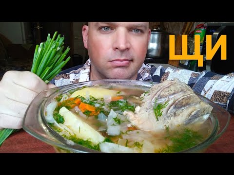 Видео: МУКБАНГ Щи со свининой / MUKBANG Pork cabbage soup