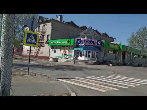 Видео: Новодвинск. Прогулка до Семейного магнита, гаражи. Russia Novodvinsk. walk around the city and shop