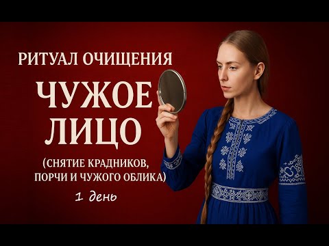 Видео: Ритуал очищения: «ЧУЖОЕ ЛИЦО»(снятие крадников, порчи и чужого облика) 1 день. #магия #чистка