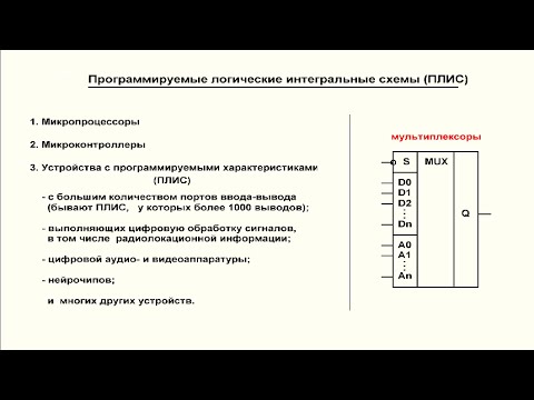 Видео: Видеоурок 5.1. Общие сведения о ПЛИС. Применение мультиплексоров в качестве ПЛИС – часть 1.
