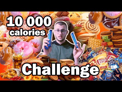 Видео: ЯМ 10 000 КАЛОРИИ ЗА 24 ЧАСА