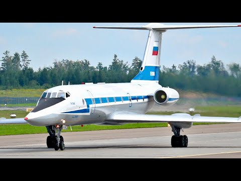 Видео: Взлёт редчайшего Туполева Ту-134 УБЛ. Лётчик показал жест на прощание.