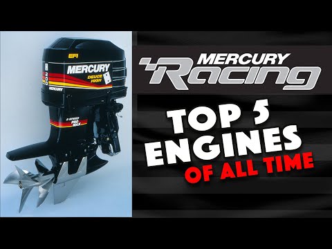 Видео: Mercury Racing: ТОП-5 ДВИГАТЕЛЕЙ ВСЕХ ВРЕМЁН Специальный выпуск к 50-летию