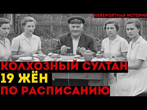 Видео: Колхозный Султан: Гарем из 19 Замужних Женщин по Расписанию | Невероятная История Власти и Падения