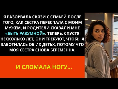 Видео: Разорвала связи с семьей после того, как сестра переспала с моим мужем, а мои родители сказали мне