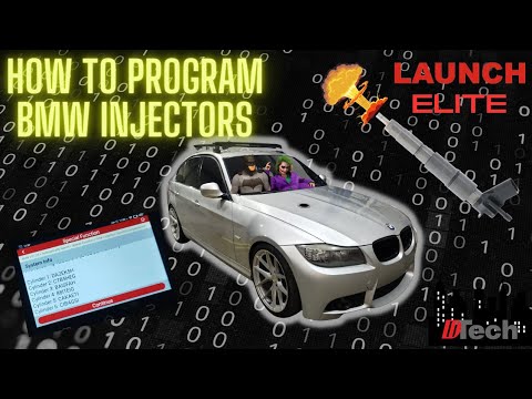 Видео: Кодирование инжектора BMW M57 с помощью сканера Launch Creader Elite BMW 2.0