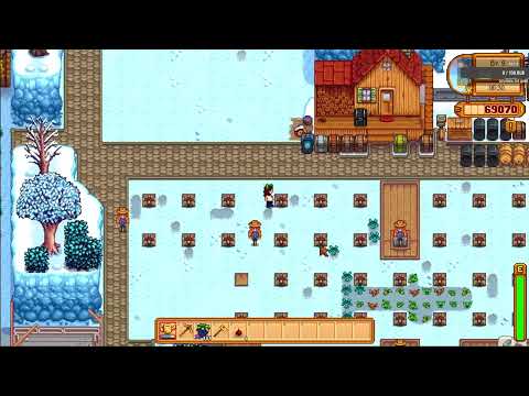 Видео: Stardew Valley Прохождение 10 ( Зимние приключения )